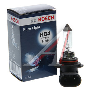 Изображение 2, 1987302153 Лампа 12V HB4 51W P22d Pure Light BOSCH