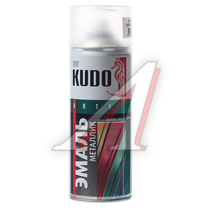 Изображение 1, KU-1059 Краска серебристая кварц металлик аэрозоль 520мл KUDO