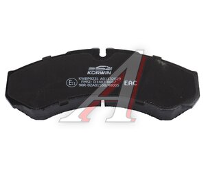 Изображение 3, KWBP0231 Колодки тормозные IVECO Daily передние (4шт.) KORWIN