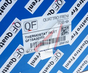 Изображение 5, QF15A00159 Термостат VW Polo SKODA Fabia, Roomster в сборе QUATTRO FRENI