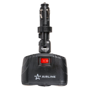 Изображение 6, ASP-2TU-08 Разветвитель прикуривателя 2-х гнездовой 12V 2USB AIRLINE