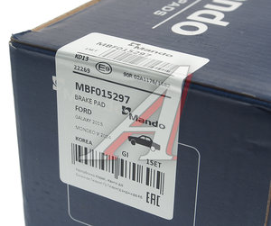 Изображение 3, MBF015297 Колодки тормозные FORD Mondeo (15-) передние (4шт.) MANDO