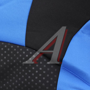 Изображение 2, AB-28682BK/BL Авточехлы универсальные полиэстер (АIRВAG) черно-синие (9 предм.) АВТОСТОП