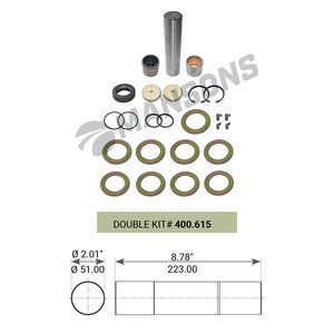Изображение 1, 400.615.00 Ремкомплект MAN L87-98 шкворня (на сторону) MANSONS