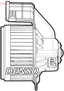 Изображение 1, DEA23019 Вентилятор RENAULT Master (11-) отопителя салона DENSO