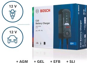 Изображение 2, 0189911010 Устройство зарядное 12V 3.5A 120Ач 220V С10 BOSCH