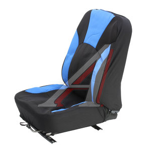 Изображение 1, AB-28682BK/BL Авточехлы универсальные полиэстер (АIRВAG) черно-синие (9 предм.) АВТОСТОП