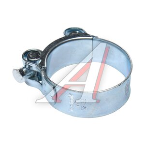 Изображение 1, W1-52-55-S Хомут силовой d=052-055 (53) оцинкованная сталь W1 TECHNIK