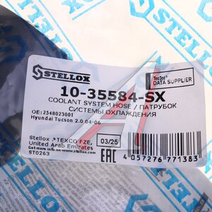 Изображение 4, 10-35584-SX Патрубок HYUNDAI Matrix системы охлаждения STELLOX