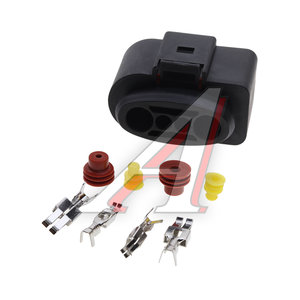 Изображение 2, 7740944 Разъем VW AUDI SEAT SKODA электрический (4-х контактный) TE PARTS
