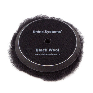 Изображение 2, SS623 Круг полировочный 125мм шерсть Black Wool SHINE SYSTEMS