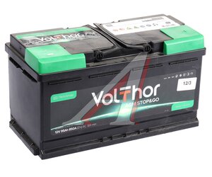 Изображение 1, 6СТ95(0) Аккумулятор VOLTHOR AGM 95А/ч обратная полярность