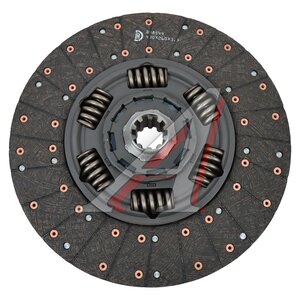 Изображение 4, 100104 Диск сцепления MAN TGA, TGS, TGX усиленный (430WGTZ 10N 2'') HAMMER
