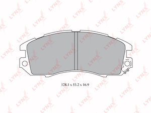 Изображение 2, BD7112 Колодки тормозные SUBARU Impreza (92-00) задние (4шт.) LYNX