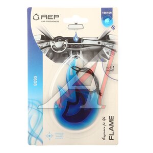 Изображение 1, А 4901 Ароматизатор подвесной фигура полимерная (boss) 9.2г "FLAME" AEP