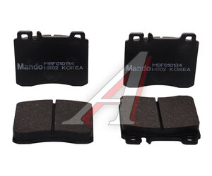 Изображение 1, MBF010184 Колодки тормозные MERCEDES W140 (91-98) передние (4шт.) MANDO