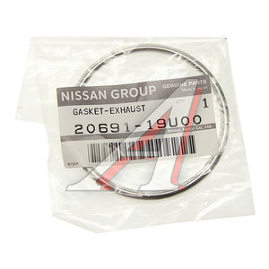 Изображение 1, 20691-19U00 Прокладка NISSAN Murano (08-) трубы приемной глушителя OE