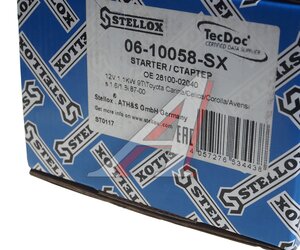 Изображение 6, 0610058SX Стартер TOYOTA Corolla (91-) 12В 1.0кВт STELLOX