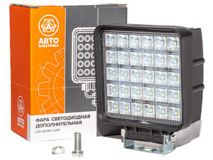 Изображение 1, AE90S-30LED-65PC Фара рабочего света квадратная 110х140х65 90Вт 30 светодиодов направленный свет AVTOELECTRICA