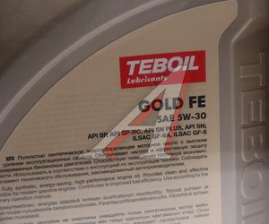 Изображение 2, 3470594P Масло моторное GOLD FE 5W30 синт.4+1л TEBOIL