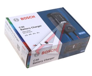 Изображение 8, 0189911030 Устройство зарядное 6-12V 3.8A 120Ач 220V (автомат 4 варианта режима зарядки,  EFB, AGM, GEL) C30 BOSCH