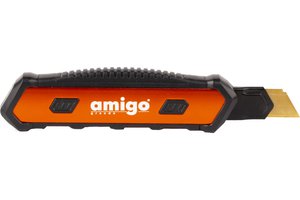 Изображение 1, 77552 Нож 18мм с сегментированным лезвием AMIGO