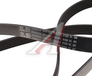 Изображение 2, C5580038 Ремень приводной поликлиновой DONGFENG OE