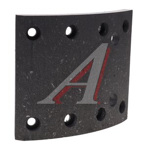 Изображение 1, WG9100440028-MX Накладка тормозной колодки SITRAK HOWO передней (длинная) MOVELEX