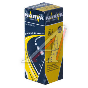 Изображение 2, 483213000 Лампа 12V H3 55W PK22s Standard NARVA