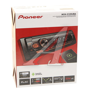 Изображение 4, MVH-S120UBA Магнитола автомобильная 1DIN PIONEER