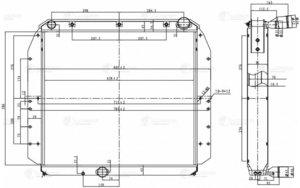 Изображение 3, LRC06331b Радиатор ЗИЛ-4331 алюминиевый LUZAR