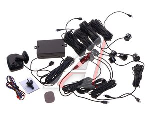 Изображение 2, 43738 Парктроник d=22мм 8 сенсоров черный комплект AVS