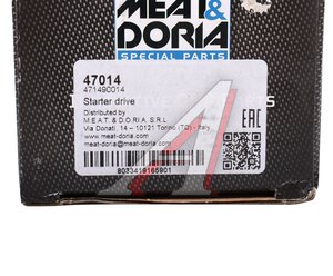 Изображение 4, 47014 Привод стартера FORD Transit (94-) (бендикс) MEAT&DORIA