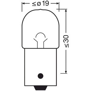 Изображение 7, 5008 Лампа 12V R10W BA15s OSRAM