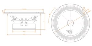 Изображение 6, Gryphon Pro 165SE Колонки среднечастоные 6" (16см) 80Вт DL AUDIO