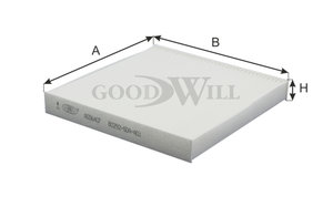 Изображение 3, AG564CF Фильтр воздушный салона HONDA Civic (08-) GOODWILL