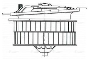 Изображение 4, LFH15210 Вентилятор MERCEDES E (W210) (95-02) отопителя салона LUZAR
