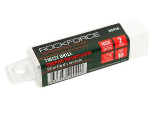 Изображение 2, RF-DSP20 Сверло по металлу 2.0мм HSS (10шт.) ROCKFORCE