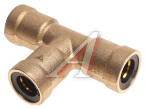 Изображение 1, W2.D10x1mm Соединитель трубки ПВХ, полиамид d=10х1.0мм тройник латунь SEVEN TRUCKS
