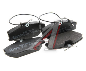 Изображение 2, MBF015101 Колодки тормозные RENAULT Laguna, Megane, Safrane передние (4шт.) MANDO