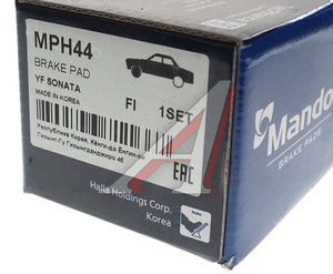 Изображение 3, MPH44 Колодки тормозные KIA Sportage (05-), Carens (06-) передние (4шт.) MANDO