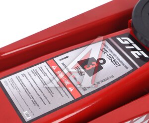 Изображение 8, GTE-TH33007 Домкрат подкатной 3т 130-460мм двухпоршневой GTE