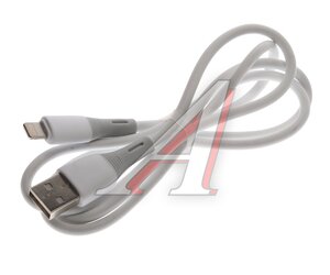 Изображение 1, NB225 white Кабель iPhone (5-) 2.4A 1м белый XO