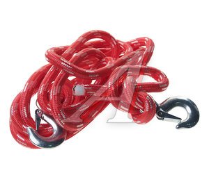 Изображение 2, M-75505P Трос буксировочный 5т 5м альпийский шнур (крюк-крюк) в пакете MEGAPOWER