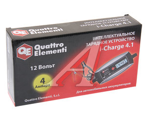 Изображение 2, i-charge 4.1 Устройство зарядное 6-12V 4А 55Ач QUATTRO ELEMENTI