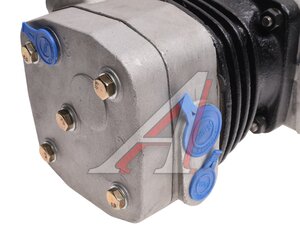 Изображение 5, 350-27-025 Компрессор КАМАЗ (1 цилиндровый) жид. охлаж. 380л/мин. Н/О MEGAPOWER