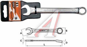 Изображение 2, 36017 Ключ комбинированный 17х17мм Professional АВТОДЕЛО