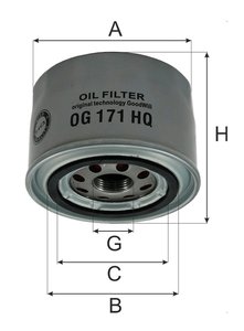 Изображение 2, OG171HQ Фильтр масляный CHANGAN CS55 GOODWILL