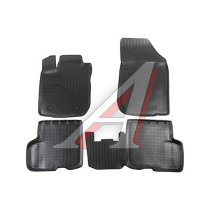 Изображение 1, NPA11-C69-350 Коврик салона RENAULT Logan (14-) полиуретан (4 предм.) NORPLAST