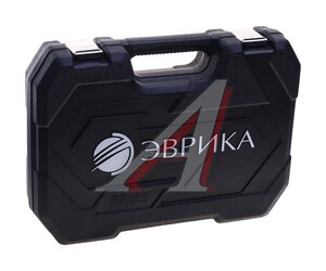 Изображение 4, EU-82LE Набор инструментов 82 предмета слесарно-монтажный 1/4", 1/2" 6-ти гран. ЭВРИКА
